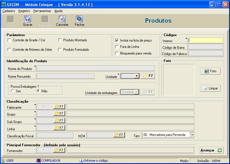 CadProduto