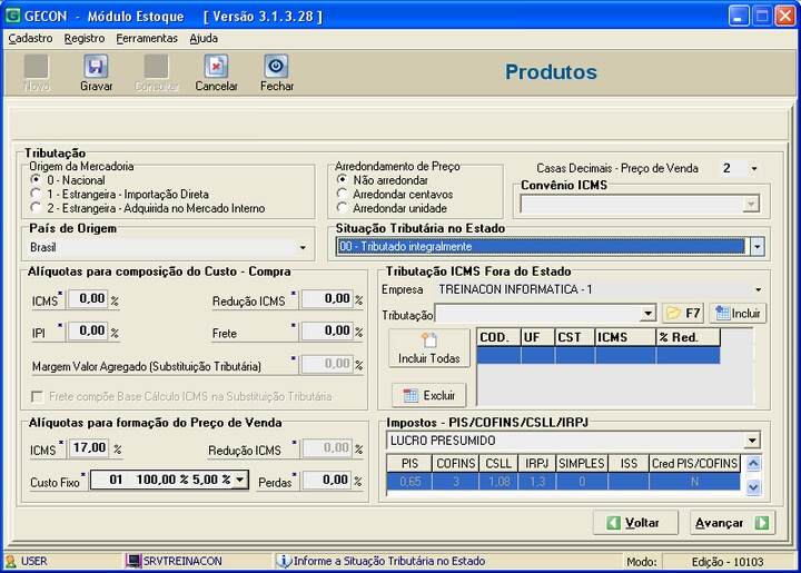 CadProdutoTrib