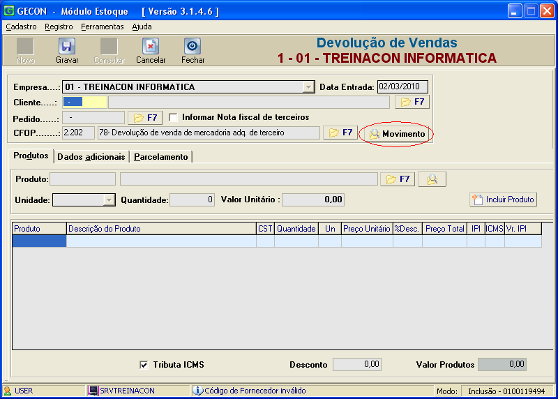 movimentodevolucao