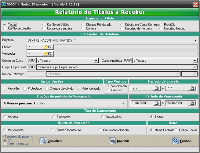 relatoriotitulosreceber